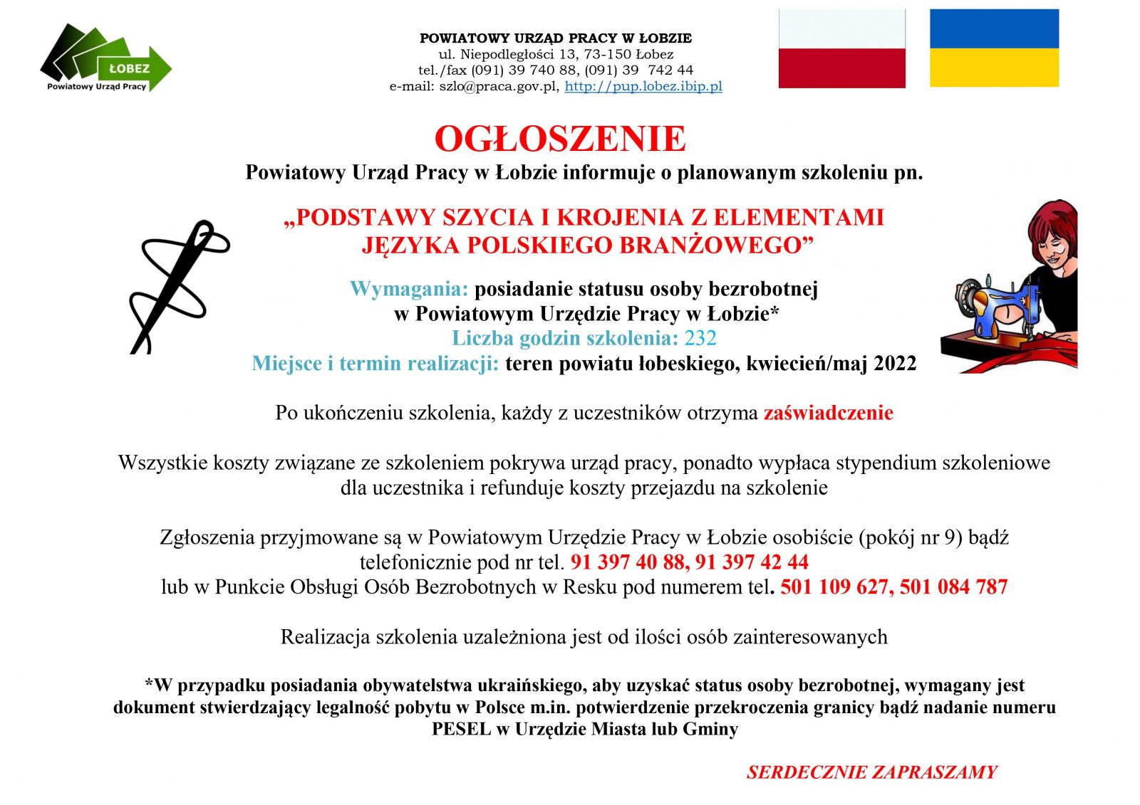 Ogłoszenie - plakat